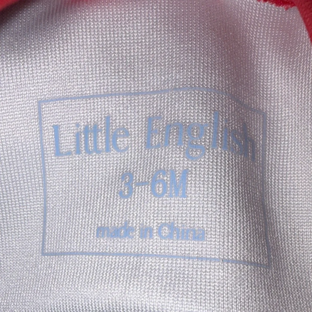 Little English Girls Swimsuit 3-6M Red White Blue Stripe Bow One Piece